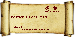 Bogdanu Margitta névjegykártya
